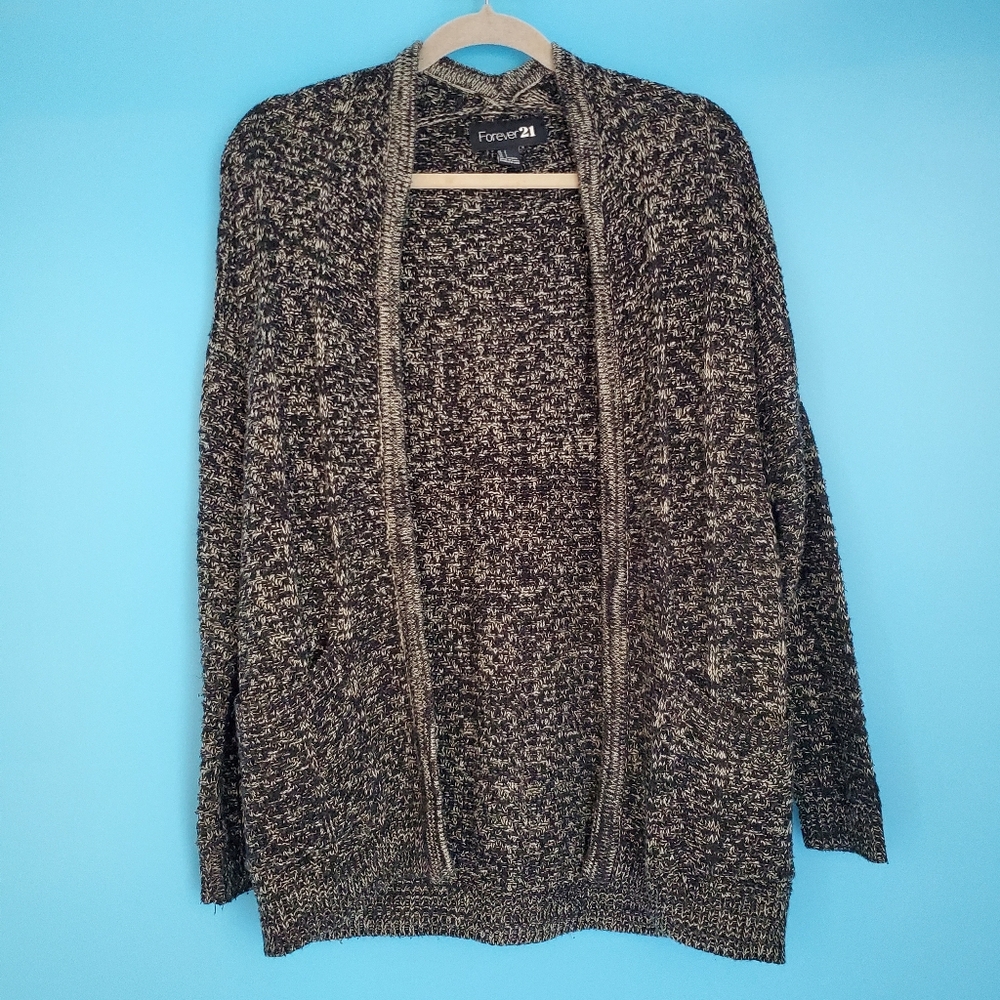 Forever 21 Cardigan Size Small Open Front Knit
